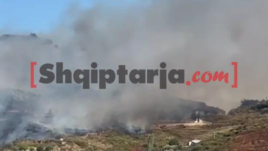 Vlora s'gjen 'qetësi', zjarr në zonën mbi Spitalin Rajonal! Flakët u afrohen banesave