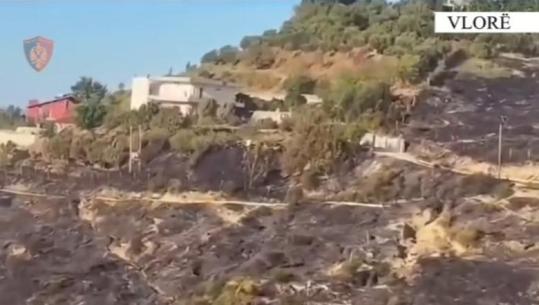 Ndezi zjarr në oborr, flakët u përhapën dhe rrezikuan shtëpitë e fqinjëve, arrestohet 60-vjeçari në Vlorë