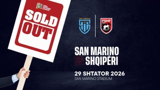 UEFA Nations League/ San Marino – Shqipëri, shiten të gjitha biletat për tifozët shqiptarë