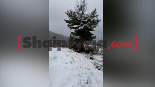 Dimri troket që në shtator, dëbora zbardh bjeshkët e Tropojës