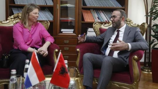 Gazment Bardhi takon ambasadoren e re të Holandës në Shqipëri: Reforma zgjedhore e territoriale po zhvillohen pa konsensus