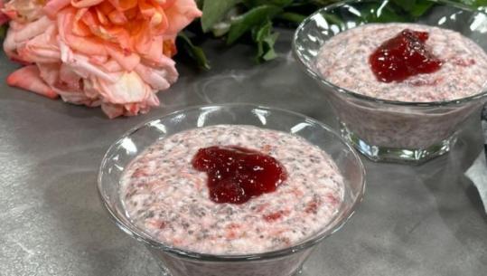 Puding me kos dhe fara chia nga zonja Mirela 