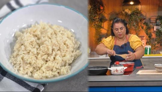 Pilaf me lulelakër dhe gjalpë nga Mirela Andoni  