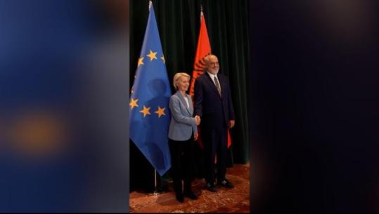 Von der Leyen në Tiranë, Rama publikon pamjet nga pritja në Kryeministri