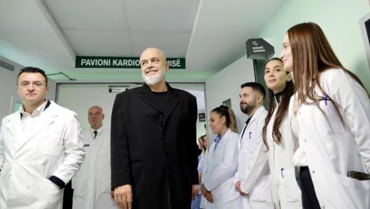 Spitali i ri i Kardiokirurgjisë në QSUT, Rama: Me përfundimin e parkimit do të heqim të gjitha makinat nga hyrja e institucionit