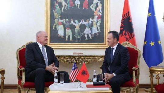 Niko Peleshi takohet me ambasadorin amerikan Eric Wendt, thekson miqësinë dhe partneritetin strategjik me SHBA-të