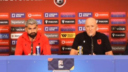 Liga e Kombeve/ Ndeshja kundër Finlandës, trajneri Maran dhe Hysaj para mediave