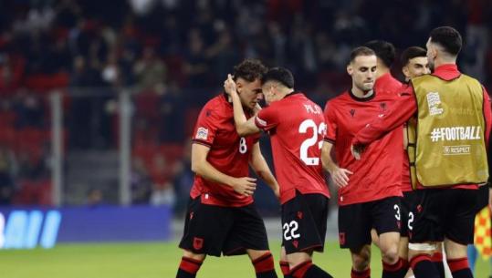 Tre fitore dhe një humbje në Ligën e Kombeve, Shqipëria ngjitet një pozicion në renditjen e re të FIFA-s
