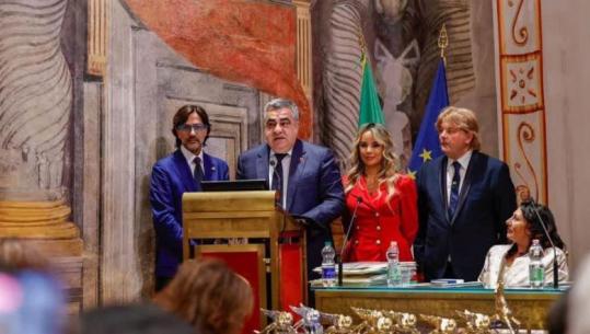 Blendi Gonxhja nderohet në Senatin Italian me çmimin 'Luani i Artë për Merita'