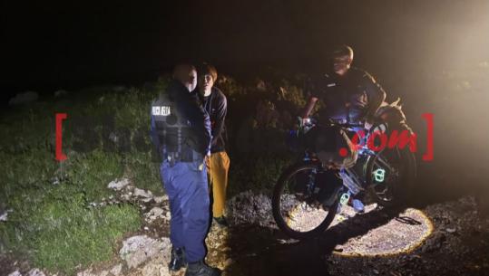 Vlorë/ Turisti amerikan humb rrugën në zonën e Bristanit pasi kishte pësuër dëmtime në këmbë, shpëtohet nga forcat e Policisë (FOTO)