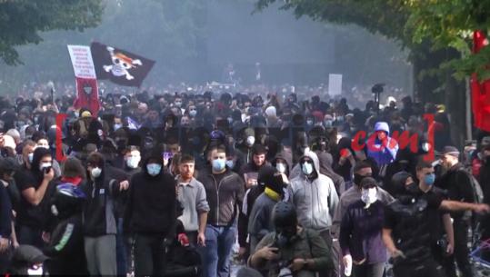 Protesta e dhunshme në Tiranë, 8 të lënduar, mes tyre 2 policë! 5 ende në spital