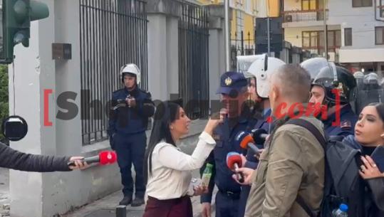 Ilirjana Kuçana debaton me policinë: Ki kujdes, kërko falje!