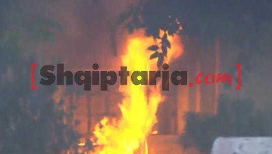 Tirana në kaos, protestuesit e dhunshëm ‘zbrazin’ sasi të mëdha molotovi pranë Ministrisë së Brendshme