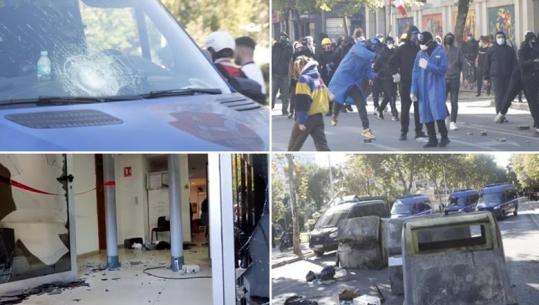 LIVE TV - Protesta/ Të rinj me maska sulmojnë dhe shkatërrojnë Gjykatën e Apelit, sulme me gurë efektivëve te Ministria e Arsimit! Marshojnë nëpër rrugë 