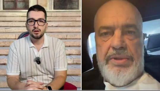 ‘Policia na mbyti me plumba gome e gaz!’ Rama debaton virtualisht me protestuesin: Pretendimi për dhunë mbi studentët është djallëzor, mos kini frikë nga dialogu