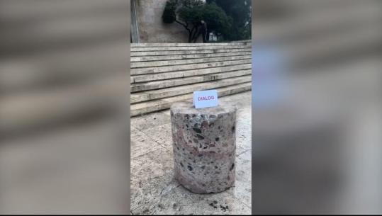 Protestat e dhunshme/ I thyen karriget Rama i zëvendëson me stola guri dhe bën sërish thirrje për dialog