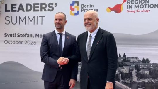 Samiti i Berlinit në Budva, mbërrin kryeministri Rama (VIDEO)