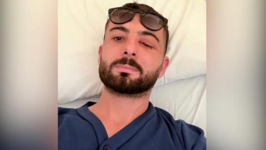 U plagos në sy gjatë protestës në Tiranë, Erion Vishkulli publikon foto nga Italia pas operacionit: Kur Zoti vendos të bëjë një mrekulli, asgjë s’është e pamundur