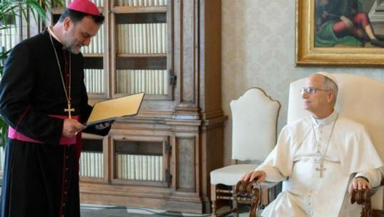 Ipeshkvijtë shqiptarë në vizitën “Ad Limina Apostolorum”, Gjergj Meta drejtuar Papa Leonit XIV: Katolikët e Shqipërisë i kanë qëndruar gjithmonë besnikë Selisë Apostolike, pavarësisht vështirësive