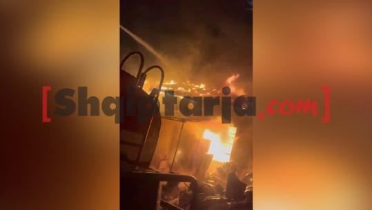 Gjirokastër, digjet një biznes për lyerje makinash! nuk dihen shkaqet