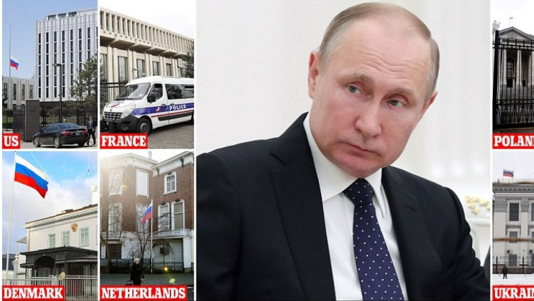 Bota kthehet kundër Putinit, 17 shtete dëbojnë diplomatët rusë