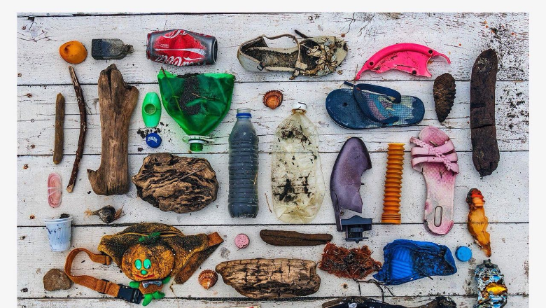 Fotografi italian, art me mbeturinat e detit shqiptar te Rana e Hedhun 