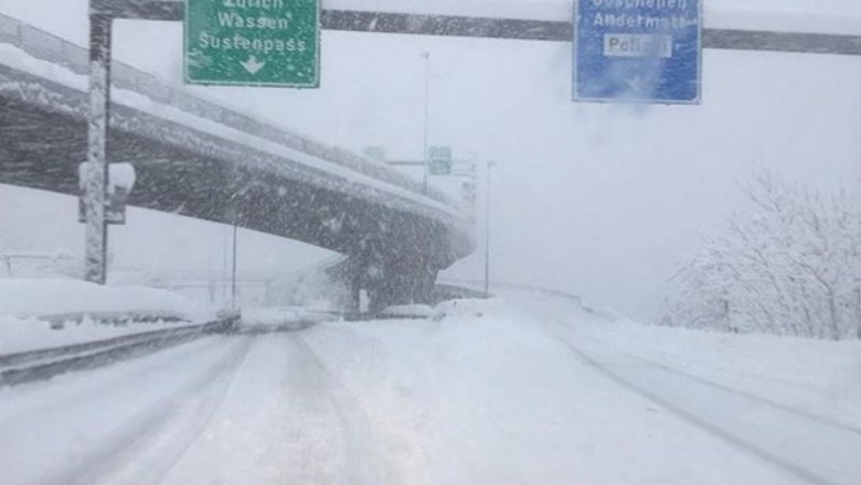 Reshjet e dendura të borës 'penalizojnë' qarkullimin në disa zona të Zvicrës