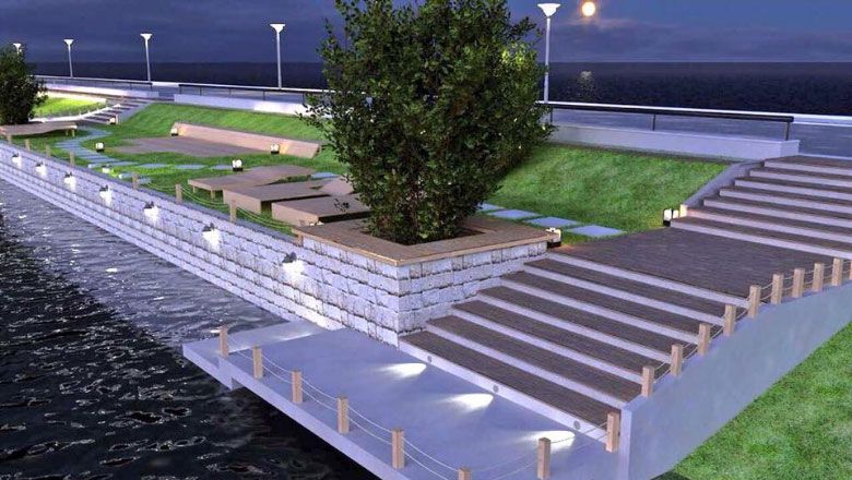 Nis rindërtimi i molit te Liqeni i Tiranës, ja projekti me shezlongë për banjo dielli