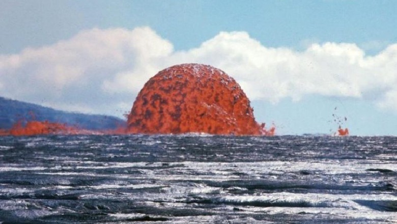 Shpërthimi në Paqësor, fotoja e flluskës prej llave bëhet virale 50 vite më pas
