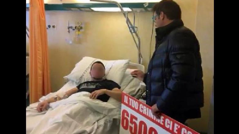 Eurodeputeti italian i shkon në spital shqiptarit të plagosur për vjedhje: Po na kushton 6.500 €!