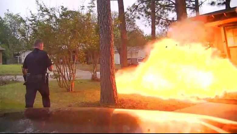 Makina përplaset me një linjë gazi në SHBA, shpërthen shtëpia/VIDEO