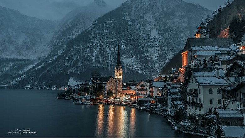 Pamje mahnitëse nga 'qyteti i përrallave' në Austri