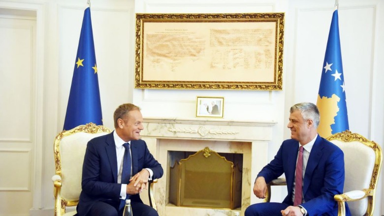 Tusk: Pa normalizim marrëdhëniesh Kosovë-Serbi, nuk ka anëtarësim në BE