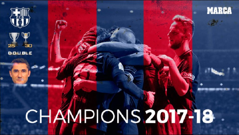 Barcelona shpallet kampione e Spanjës!