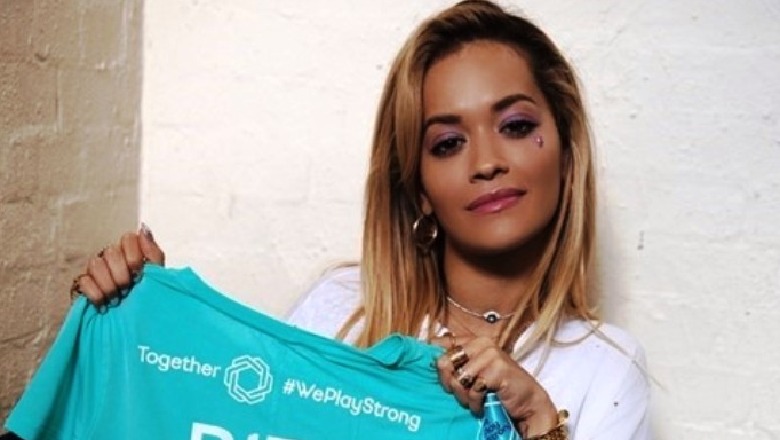 UEFA dhe Rita Ora bashkohen për të mbështetur “WePlayStrong”