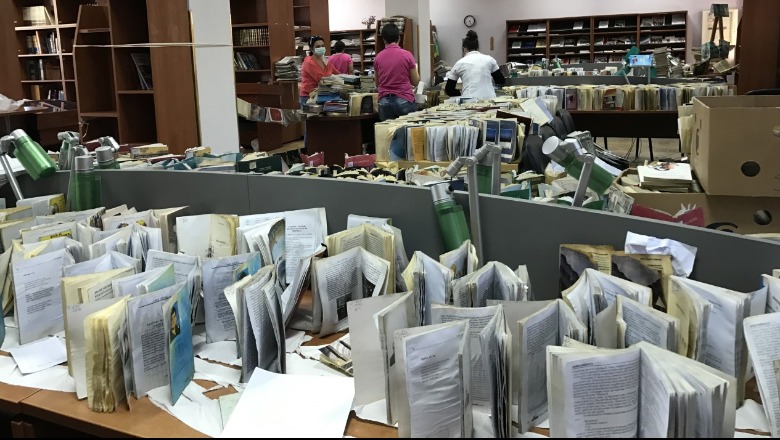 Pas zjarrit përmbytet nga shiu, Biblioteka Kombëtare shpall gjendjen e emergjencës 