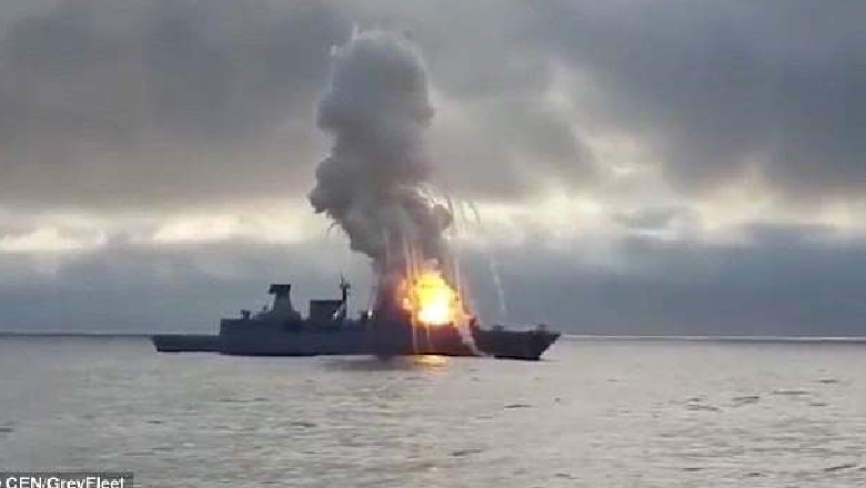 VIDEO/ Anijes luftarake gjermane i shpërthen raketa brenda saj, ja momenti i pabesueshëm