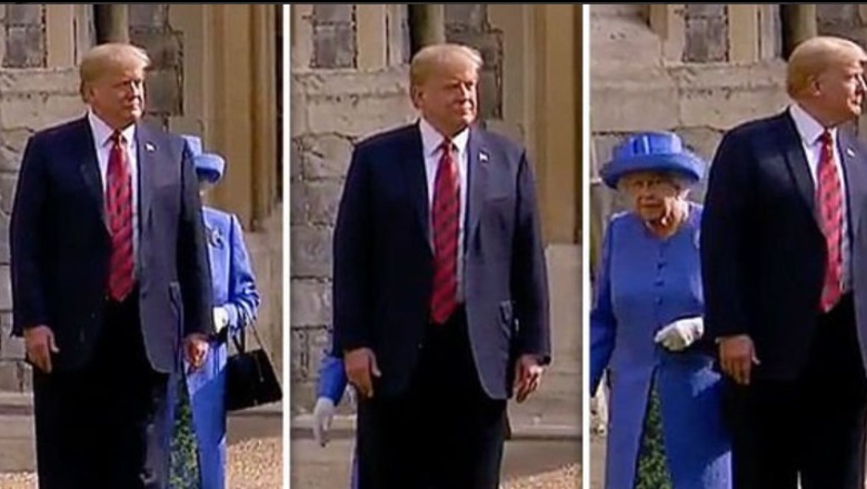 Takim me mbretëreshën e Britanisë së Madhe, Trump 'harron' të ndjekë protokollin 