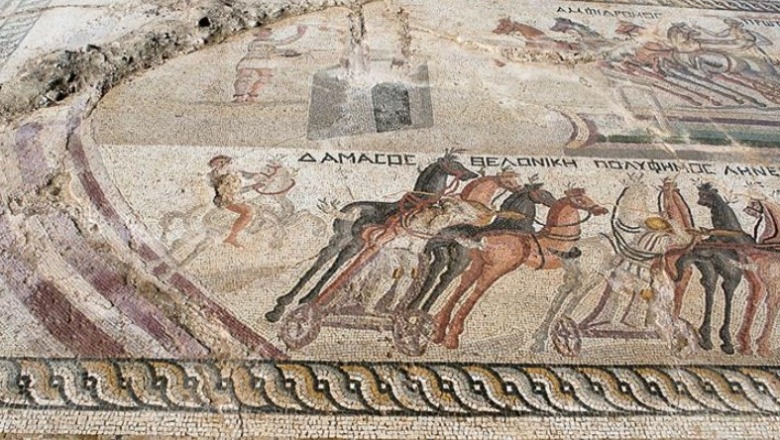 Zbulohet në Qipro një nga mozaikët më të rrallë në botë, 20 metra i gjatë (Foto)