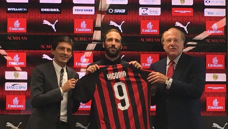 Milani prezanton Higuain: Vij te klubi me histori të madhe