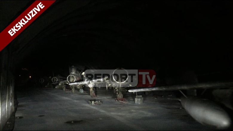 Video-Ekskluzive/ Tuneli i bazës ajrore në Kuçovë, ku janë vendosur “bishat” e fluturimit MIG (Speciale)