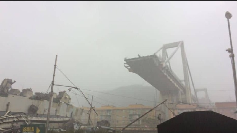 Shembet ura në Genova/ Dy persona nxirren të gjallë nga rrënojat, Salvini: Situata po ndiqet hap pas hapi