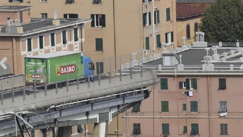 Publikohet një video e re/ Momentet që i paraprijnë shembjes së urës Morandi në Genova