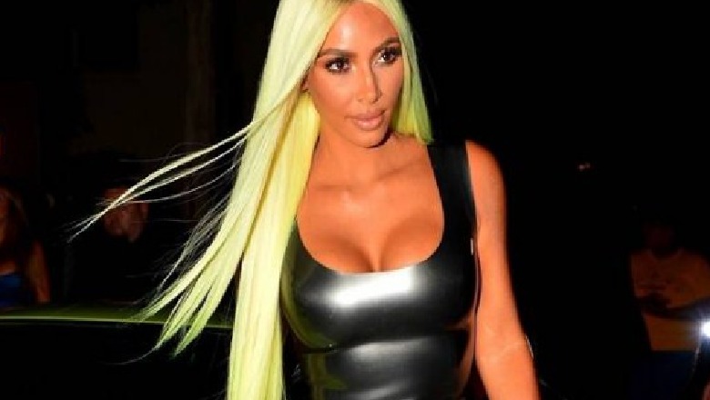 I leu flokët me ngjyrë të verdhë neoni, Kim zbulon arsyen qesharake