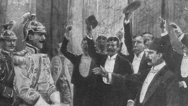 Shkurt 1914, si iu dorëzua kurora shqiptare, Princ Vidit, në Nojvid të Gjermanisë? 