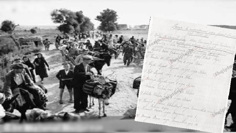 Dëshmi historike/ Listat e viktimave nga masakrat e Zervës në Çamëri
