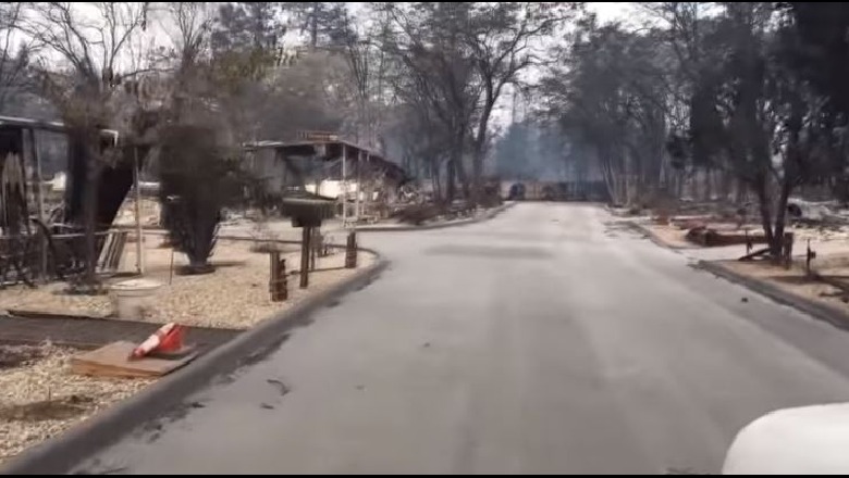 Qyteza e zhdukur nga zjarret në Kaliforni, pamje tronditëse (VIDEO)
