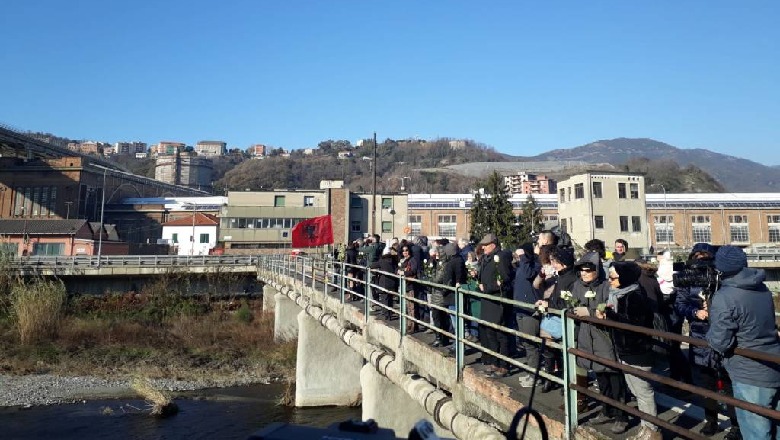 Itali/ Homazhe për 43 viktimat e urës Morandi, ngrihet flamuri shqiptar (FOTO)
