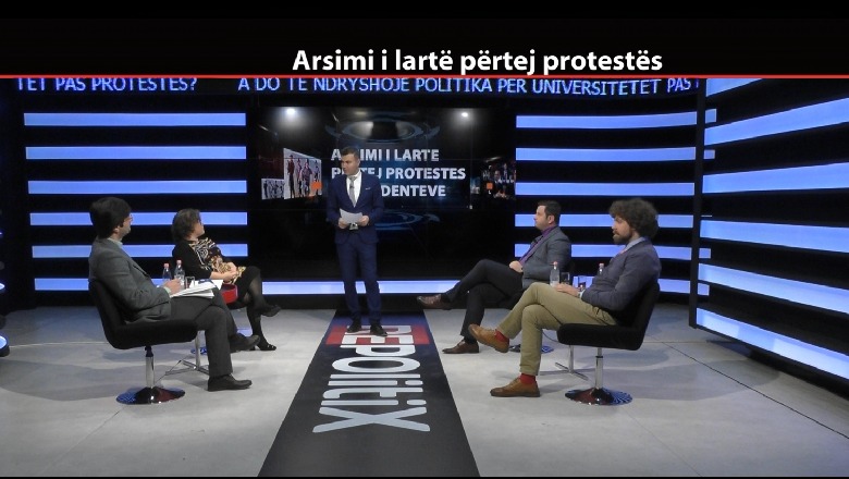 'Arsimi i Lartë përtej protestës'/ Pedagogët në Repolitix, Prifti: Problemet në universitete nuk janë pasojë e ligjit