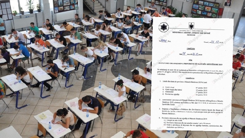 Zbardhet urdhri i Nikollës për datat e provimeve të maturës 2019, ja si do të procedohet me maturantët mbetës